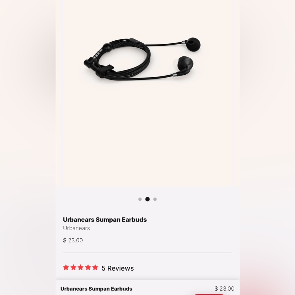 Peloton x Urbanears Sumpan Headphones. NWOT.